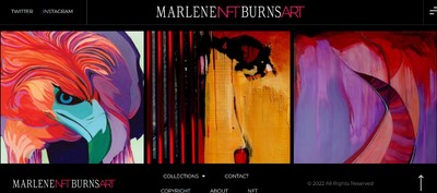 Marlene Burns Claims NFT Art Space